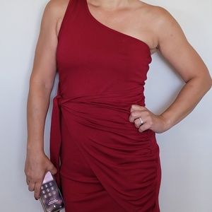 Red semi formal dress
